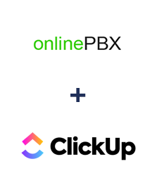 Интеграция onlinePBX и ClickUp