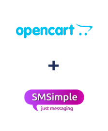 Интеграция Opencart и SMSimple Интеграция Opencart и SMSimple