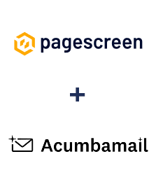 Интеграция Pagescreen и Acumbamail