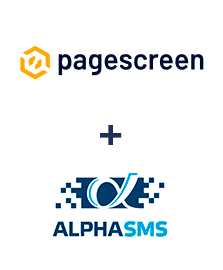 Интеграция Pagescreen и AlphaSMS
