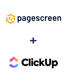 Интеграция Pagescreen и ClickUp