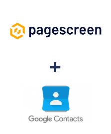 Интеграция Pagescreen и Google Contacts