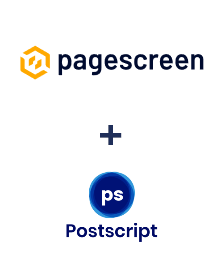 Интеграция Pagescreen и Postscript