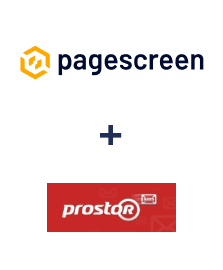 Интеграция Pagescreen и Prostor SMS