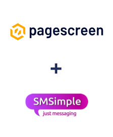 Интеграция Pagescreen и SMSimple Интеграция Pagescreen и SMSimple