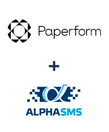 Интеграция Paperform и AlphaSMS