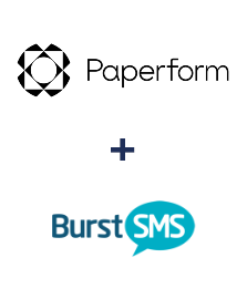 Интеграция Paperform и Burst SMS