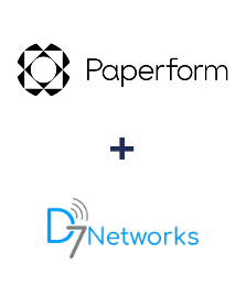 Интеграция Paperform и D7 Networks