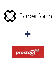 Интеграция Paperform и Prostor SMS