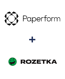 Интеграция Paperform и Rozetka