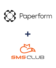 Интеграция Paperform и SMS Club