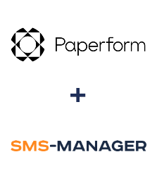Интеграция Paperform и SMS-Manager Интеграция Paperform и SMS-Manager