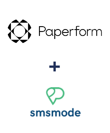 Интеграция Paperform и Smsmode