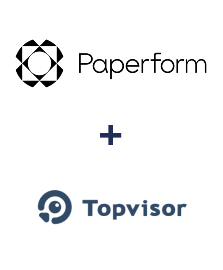 Интеграция Paperform и TopVisor