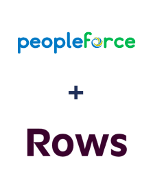 Интеграция PeopleForce и Rows