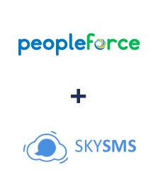 Интеграция PeopleForce и SkySMS
