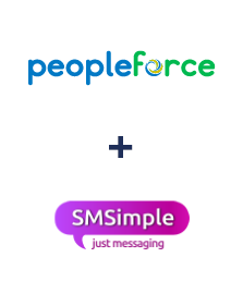 Интеграция PeopleForce и SMSimple Интеграция PeopleForce и SMSimple