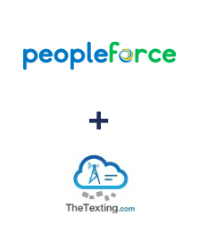 Интеграция PeopleForce и TheTexting