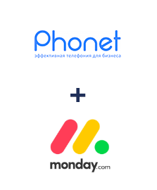 Интеграция Phonet и Monday.com