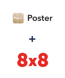 Интеграция Poster и 8x8