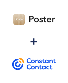 Интеграция Poster и Constant Contact