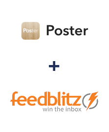 Интеграция Poster и FeedBlitz