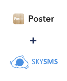 Интеграция Poster и SkySMS