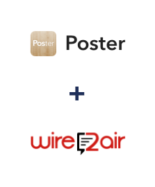 Интеграция Poster и Wire2Air