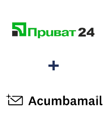 Интеграция Приват24 и Acumbamail