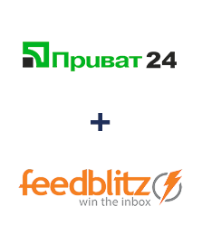 Интеграция Приват24 и FeedBlitz