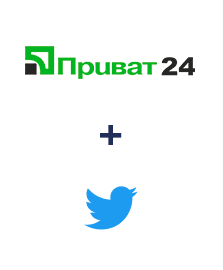 Интеграция Приват24 и Twitter
