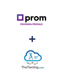 Интеграция Prom и TheTexting