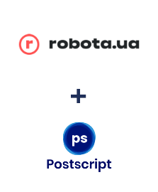 Интеграция robota.ua и Postscript