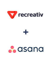 Интеграция Recreativ и Asana