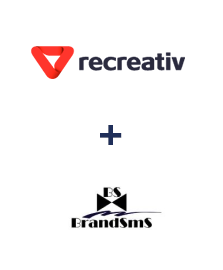 Интеграция Recreativ и BrandSMS 