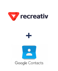 Интеграция Recreativ и Google Contacts