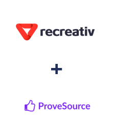 Интеграция Recreativ и ProveSource