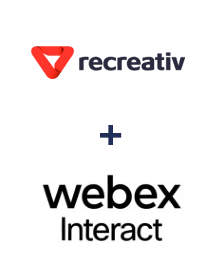 Интеграция Recreativ и Webex Interact