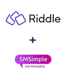 Интеграция Riddle и SMSimple Интеграция Riddle и SMSimple