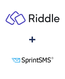 Интеграция Riddle и SprintSMS