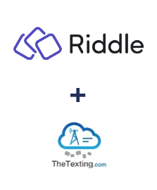 Интеграция Riddle и TheTexting