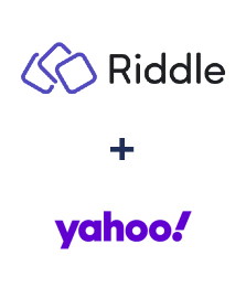 Интеграция Riddle и Yahoo!