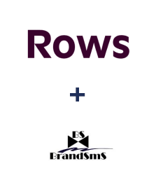 Интеграция Rows и BrandSMS 