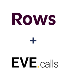 Интеграция Rows и Evecalls