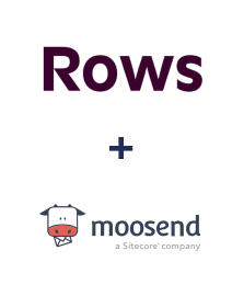 Интеграция Rows и Moosend