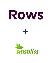 Интеграция Rows и SmsBliss