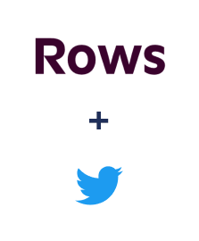 Интеграция Rows и Twitter