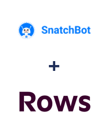 Интеграция SnatchBot и Rows