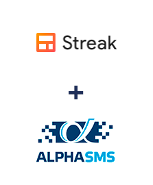 Интеграция Streak и AlphaSMS