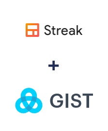 Интеграция Streak и Gist